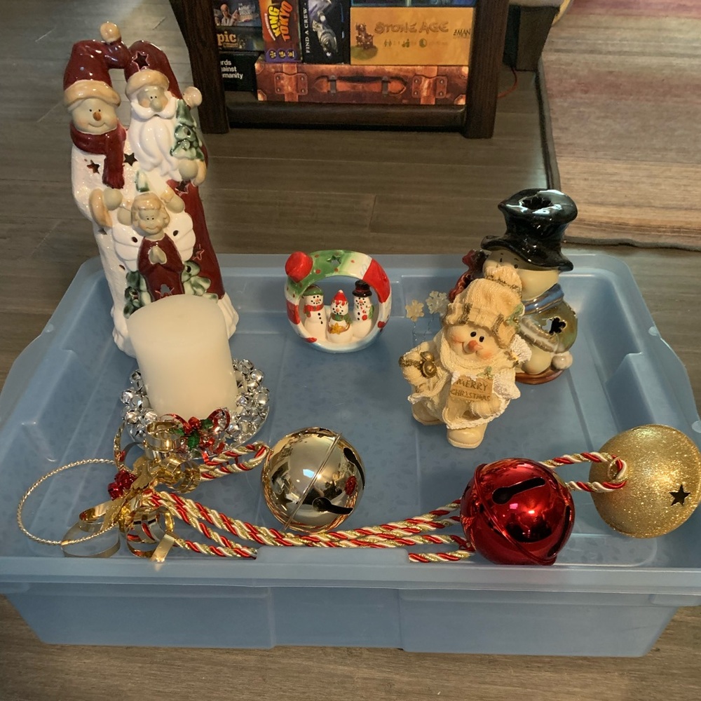 Assortment of Holiday Decorations